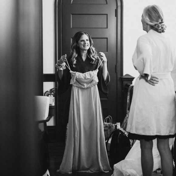 BHLDN Macau Dress in Fog size 2 - Picture 4 of 5